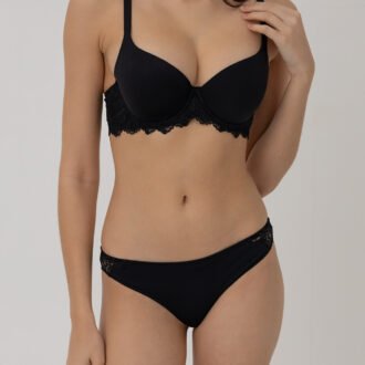 Biustonosz Mousse Pizzo - 80C, Czarny